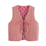 Wear 2025 Street Fashion Cotton Suit With Women's Vest Short Vest Autumn And Winter