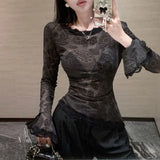 Retro-Styled Collar Hanging Neck Slings Women's Summer New Sweet Cool Style Slimming