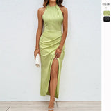 Women's 2026 Summer New High-End Feel Dress High-End Hanging Neck Body Dress