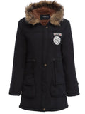 VAREY LIN New Winter Cotton Coat Women Casual Slim Snow Outwear Medium-long Wadded Jacket Thick Cotton Padded Warm