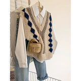 Toloer Goods V-Neck Knitted Vest Women's 2025 New Autumn And Winter Winter Wear Shoulder