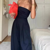 New Fashion Women's Sexy Body-Wearing Trousers Long Jumpsuit
