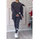 Spring And Autumn Irregular Loose Sweating Tights Casual Sports