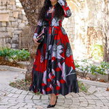 Digital Print Four Sides Of The New Dress