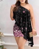 Spring And Summer New Women's Clothing Explosion Side By Side Collar Sleeveless Dress