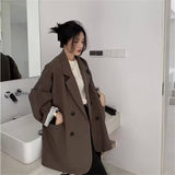 Suit Jacket Women 2025 Spring And Autumn New Fashion Korean Version Of Loose College Style Suit Women's Top