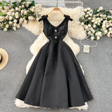 Luxury Banquet High-End Court Style Dress Temperament V Receive Waist Thin High-End Exquisite