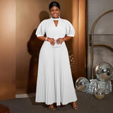 Half-Necked Hollow Elegant Dress High-Rise Temperament Party Party Elegant