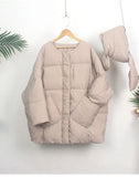 2022 Winter White Duck Down Parkas Women Oversized Long Warm Snow Female Large Size Down Jacket Korea Long Sleeve