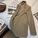 And Autumn Small Suit Jacket Woman 2025 New Korean Fashion Long-Term Small Korean Version Of The Suit