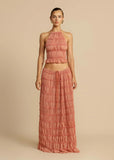 Spring And Summer New Fashion Sexy Bare Back Hanging Neck With Lace Vest Dress