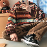 2021 New Sweater Men Winter Clothes Thicker Korean Warm Streetwear Mens Sweaters and Pullovers Harajuku