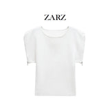 Homemade New Women's Classic Zipper Sleeve Knitting Top