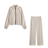Homemade New Women's Clothing Colling-Colried Pilot Jacket Coat With Wide
