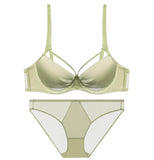 This Year's Red Underwear Set Big-Breasted Women Pure Thin Bra Sexy Small Bras To Get Married Without