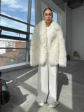 Winter Fashion Faux Fur Coat Women's Loose Soft Thicker