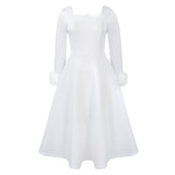 Party Dress Winter Temperament Elegant Hairy Decorative Dress African
