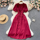 Female Fashion Clothing Elegant Dress Clothes Dresses for women 2022 Sexy Outfits Summer Midi Long Beach Sundress