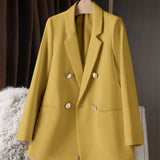 Toloer Suit Jacket Female Spring And Autumn 2024 New Small Spring And Autumn Suit Jacket Temperament Korean Version Casual Women-Outfit