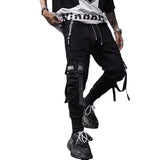 Men's Overalls Trousers 2023 Spring And Autumn New Men's Trousers Chaopai High Street Casual Trousers And Men's Trousers-Outfit