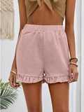 New Women's Shorts Burst Casual High-Waisted Cotton Straight