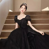 Evening Dress Dress 2025 New Banquet Temperament Long-Term Luxury Minit Dinner Hosts Walk Show Evening