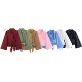 New Two-Color Two-Colored Lint T-Shirt