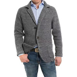 Toloer Men's Casual Knit Cardigan Sweater Fashion Men's Long Sleeve Pocket Cardigan Knit Sweater Men's