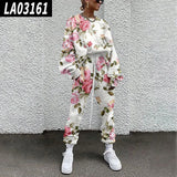 New Women's Digital Printed Grass Pattern Suit Autumn and Winter