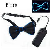 Light Up Mens Bow Tie Necktie Luminous Flashing For Dance Party Christmas Evening Party Decoration-Outfit