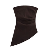 Homemade New Women's Classic Fashion Flawed Asymmetrical T-Fash