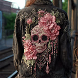 Trend 3D Digital Pattern Printing Fashion High Street Denim Jacket Men And