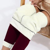 Winter Leggings Women High Waist Sexy Warm Plus Velvet Leggings Thicken High Elastic Push Up Sport Legging