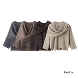 Women's Clothing Retro Casual Clip Long-Sleeved Single Buckle Hair Jacket