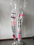 And Winter Explosion Of Women's Clothing 2025 New Printing Fashion Loose Waist Sports Leisure Harun Pants