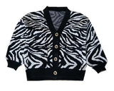 2021 New Spring Autumn Oversized Sweater Leopard Cardigan Casual Loose Female Knitted V-neck Jumper Fall Women