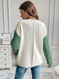 Knitted Long-Sleeved Long-Sleeved Knitted Jersey Sweater In Autumn/Winter