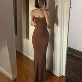 Suspension Dress Women's Dresses 2025 Summer New Sexy Hottie Skinny
