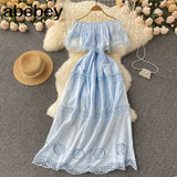 White Fashion Clothing Casual Summer Elegant Female Dress Clothes Dresses for women Sexy Maxi Long Beach Sundress