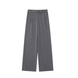 Spring New Folding Wide Leg Trousers