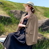 And Autumn Small Suit Jacket Woman 2025 New Fashion Long-Term Small Korean Version Of The Korean Suit