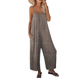 2025 Summer Large-Size Women's Clothing Casual Sleeveless Loose Broad-Legged