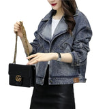 Toloer 2024 New Korean Version Of Temperament Denim Coat Female Student Fashion Versatile Korean Version Ins Tide Web Red Trend-Outfit
