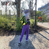 Bold Shade 90s Fashion Grunge Stripe Sweaters E-girl Harajuku Knitting Women Long SLeeve Jumpers Fall Winter Streetwear