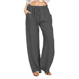 Blended Women's Plus Size Loose Cotton Linen Casual