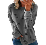 Loose Oversized Long Sleeves T-shirt Printed