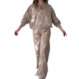 Summer New Fashion Sleek Print Zipper Leisure Jacket Two