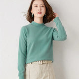 and Winter Pure Cashmere Turtleneck Sweater Women Casual Soft Elegant Sweater Knitted Pullover New Top Pull Femme