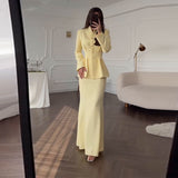 New Women's Elegant Self-Cultivation Temperament Waist Long Sleeve