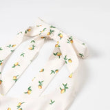 Homemade New Women's Classic Bridegage Bow Ornament Print Hanging Neck